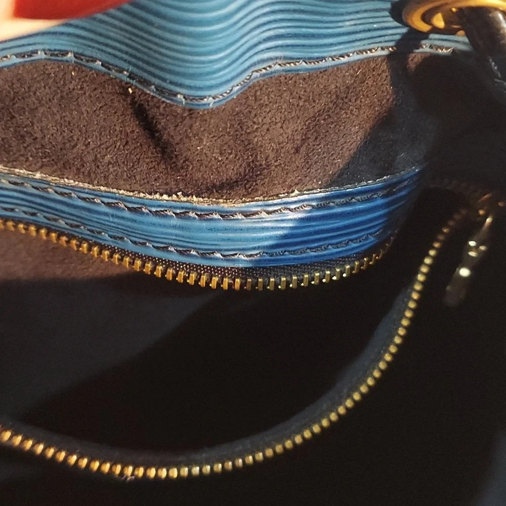 Vintage LV Blue w Black Epi Petit Noe